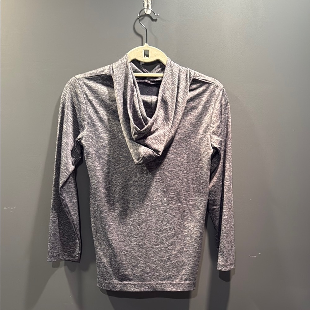 Boys Air Jordan Gray Athletic Sweatshirt Hoodie - Picture 2 of 3